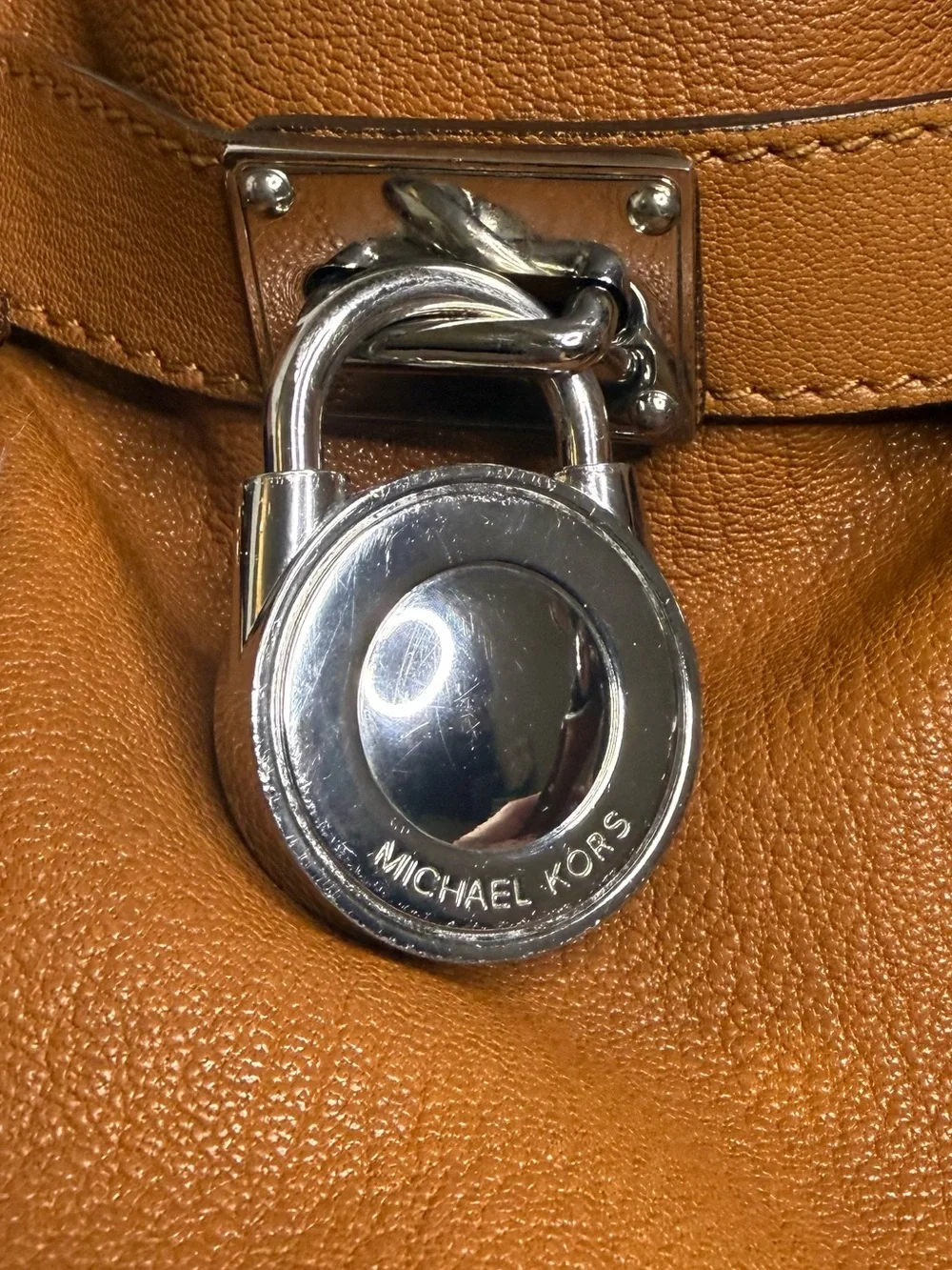 Michael Kors structured leather